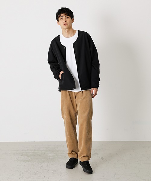 AZUL by moussy（アズールバイマウジー）の「PADDING INNER JACKET/パディングインナージャケット（ノーカラージャケット・メンズ・ブラック/ブラック系その他・MEDIUM/LARGE）」の5枚目の写真