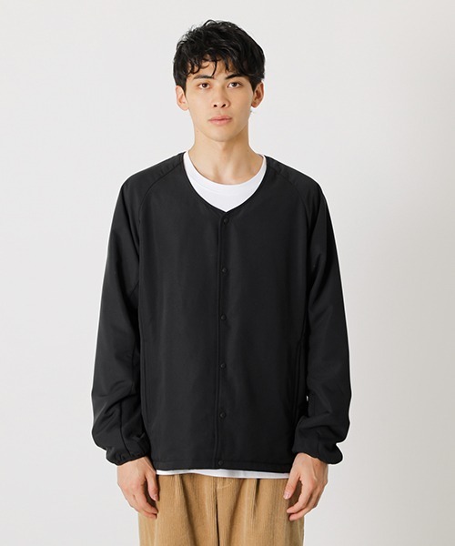 AZUL by moussy（アズールバイマウジー）の「PADDING INNER JACKET/パディングインナージャケット（ノーカラージャケット・メンズ・ブラック/ブラック系その他・MEDIUM/LARGE）」の6枚目の写真