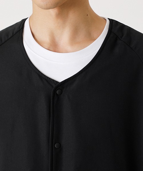 AZUL by moussy（アズールバイマウジー）の「PADDING INNER JACKET/パディングインナージャケット（ノーカラージャケット・メンズ・ブラック/ブラック系その他・MEDIUM/LARGE）」の9枚目の写真