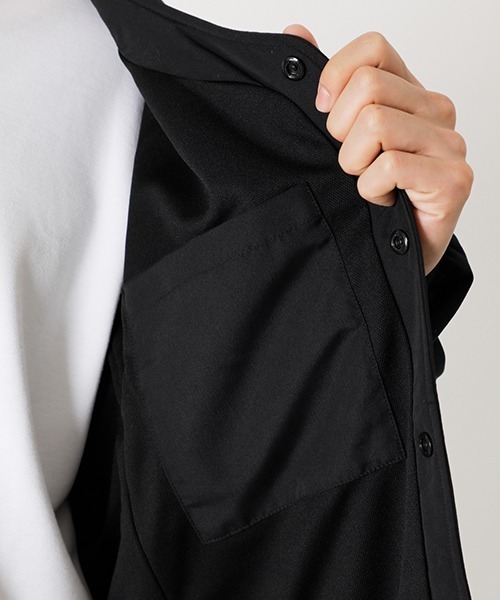 AZUL by moussy（アズールバイマウジー）の「PADDING INNER JACKET/パディングインナージャケット（ノーカラージャケット・メンズ・ブラック/ブラック系その他・MEDIUM/LARGE）」の11枚目の写真