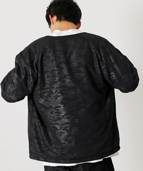 AZUL by moussy（アズールバイマウジー）の「PADDING INNER JACKET/パディングインナージャケット（ノーカラージャケット・メンズ・ブラック/ブラック系その他・MEDIUM/LARGE）」の13枚目の写真