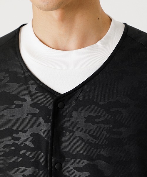 AZUL by moussy（アズールバイマウジー）の「PADDING INNER JACKET/パディングインナージャケット（ノーカラージャケット・メンズ・ブラック/ブラック系その他・MEDIUM/LARGE）」の18枚目の写真