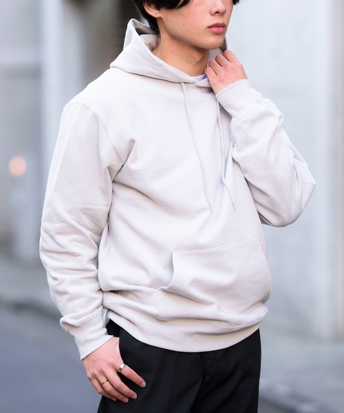 Healthknit(ヘルスニット)の「【Healthknit】トンプキンス スウェット プルオーバー パーカー 3141(パーカー・メンズ・ブラック/ライトグレー/ダークブラウン・S/L/M)」の7枚目の写真