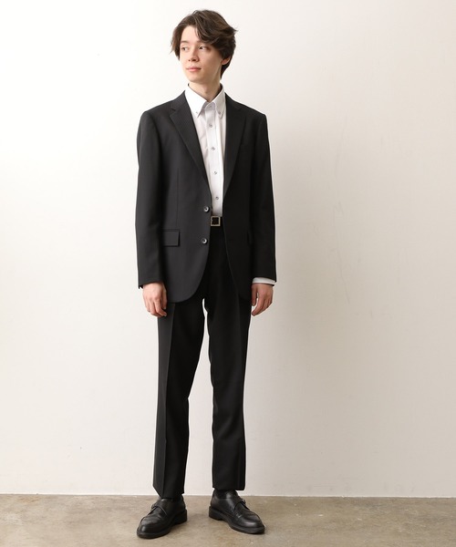 JUNRED（ジュンレッド）の「シャドウストライプセットアップジャケット（テーラードジャケット・メンズ・ブラック・S/LL/M/L）」の4枚目の写真