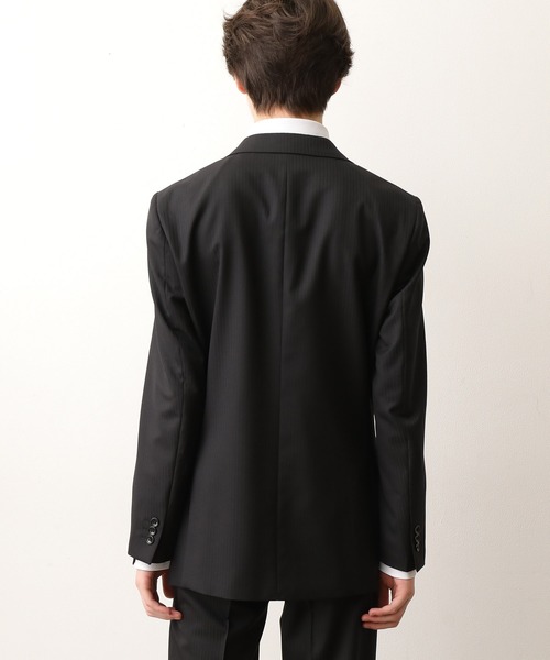 JUNRED（ジュンレッド）の「シャドウストライプセットアップジャケット（テーラードジャケット・メンズ・ブラック・S/LL/M/L）」の7枚目の写真