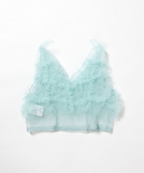 【chika kisada】beams別注　チュール　トップス Ray BEAMS（レイビームス）の「Chika Kisada × Ray BEAMS / 別注