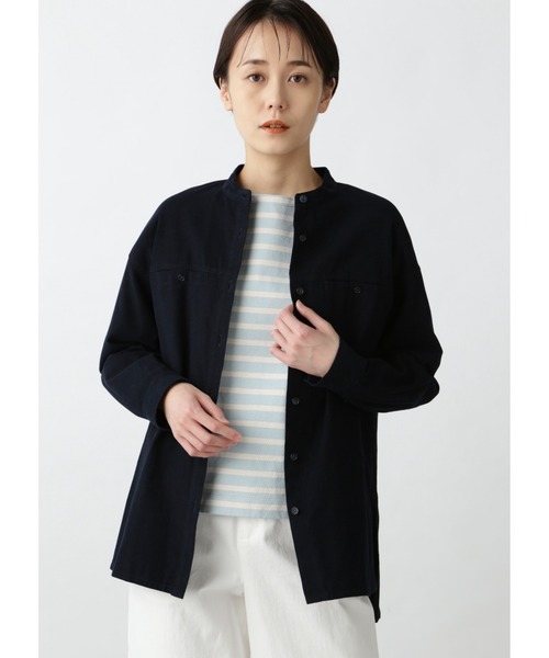 Human トップス シャツ ブラウス ノンシルコードストレッチブラウス シャツ ブラウス Human Woman ヒューマンウーマン のファッション