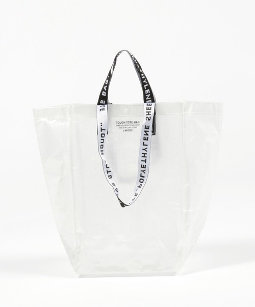 LAKOLE(ラコレ)の「TOUGH BAG(M) / LAKOLE(エコバッグ/サブバッグ・レディース・ホワイト/ブラック/ピンク/グリーン/ダークブルー/カーキ・FREE)」の3枚目の写真