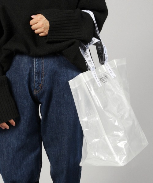 LAKOLE(ラコレ)の「TOUGH BAG(M) / LAKOLE(エコバッグ/サブバッグ・レディース・ホワイト/ブラック/ピンク/グリーン/ダークブルー/カーキ・FREE)」の7枚目の写真