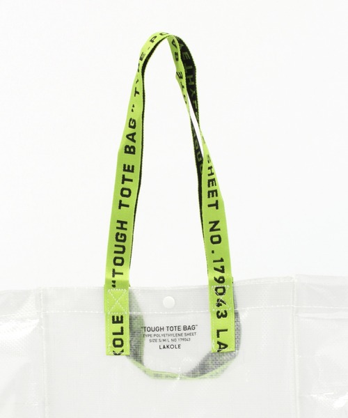 LAKOLE(ラコレ)の「TOUGH BAG(M) / LAKOLE(エコバッグ/サブバッグ・レディース・ホワイト/ブラック/ピンク/グリーン/ダークブルー/カーキ・FREE)」の14枚目の写真