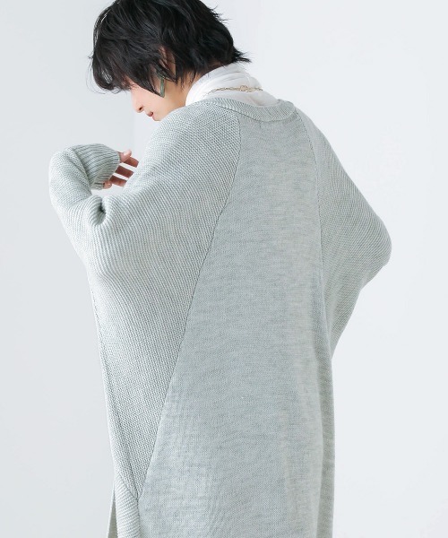 Bou Jeloud(ブージュルード)の「ドルマンロングコーディガン(カーディガン/ボレロ・レディース・ベージュ/杢グレー/イエロー系その他・FREE)」の9枚目の写真