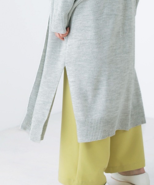 Bou Jeloud(ブージュルード)の「ドルマンロングコーディガン(カーディガン/ボレロ・レディース・ベージュ/杢グレー/イエロー系その他・FREE)」の10枚目の写真