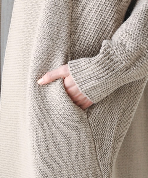 Bou Jeloud(ブージュルード)の「ドルマンロングコーディガン(カーディガン/ボレロ・レディース・ベージュ/杢グレー/イエロー系その他・FREE)」の21枚目の写真