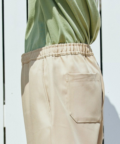 BARK MANHATTAN（バークマンハッタン）の「【セットアップ】スタプレオーバーサイズ半袖ワークシャツ レギュラカラー＆ワイドテーパードイージーパンツ（セットアップ・メンズ・ベージュ/ベージュ系その他/ブラック/カーキ/ネイビー/ブルー系その他/ブラウン・M/L）」の16枚目の写真