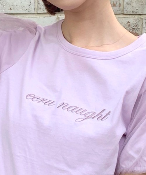 TITTY&CO.（ティティーアンドコー）の「ecru naught Tee（Tシャツ/カットソー・レディース・ブラック/オフホワイト/パープル・FREE）」の18枚目の写真