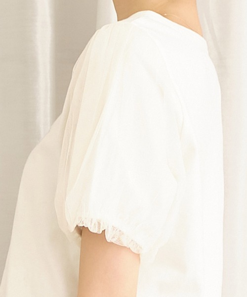 TITTY&CO.（ティティーアンドコー）の「ecru naught Tee（Tシャツ/カットソー・レディース・ブラック/オフホワイト/パープル・FREE）」の6枚目の写真