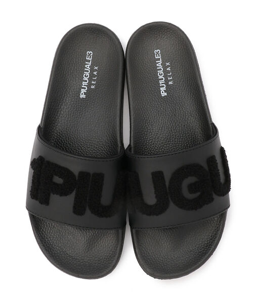 1piu1uguale3 RELAX（ウノピュウノウグァーレトレリラックス）の「1PIU1UGUALE3 RELAX/ウノピゥウノウグァーレトレ リラックス/モノトーンサガラ刺繍シャワーサンダル/USX-21002（サンダル・メンズ・ホワイト/ブラック・26/29/27/28）」の3枚目の写真