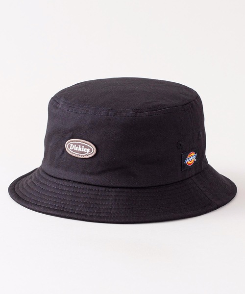 Dickies(ディッキーズ)の「【DICKIES/ディッキーズ】ワッペンバケットハット ワンポイントロゴワッペン(ハット・メンズ・ホワイト/ブラック/ベージュ・FREE)」の3枚目の写真