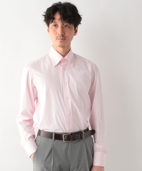 RING JACKET(リングジャケット)の「Salon de GW/無地ボタンダウンシャツ/929597(シャツ/ブラウス・メンズ・スカイブルー/その他1/ピンク系その他・SMALL/MEDIUM/LARGE/X-LARGE)」の7枚目の写真