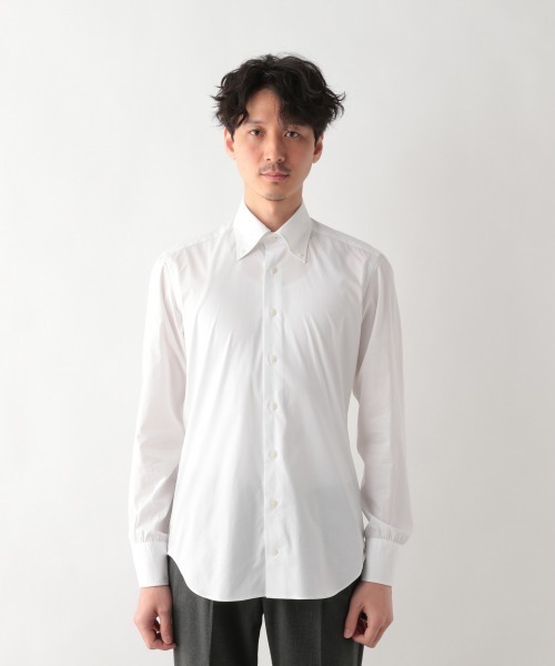 RING JACKET(リングジャケット)の「Salon de GW/無地ボタンダウンシャツ/929597(シャツ/ブラウス・メンズ・スカイブルー/その他1/ピンク系その他・SMALL/MEDIUM/LARGE/X-LARGE)」の15枚目の写真