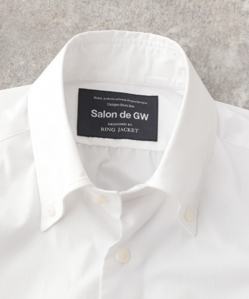RING JACKET(リングジャケット)の「Salon de GW/無地ボタンダウンシャツ/929597(シャツ/ブラウス・メンズ・スカイブルー/その他1/ピンク系その他・SMALL/MEDIUM/LARGE/X-LARGE)」の16枚目の写真