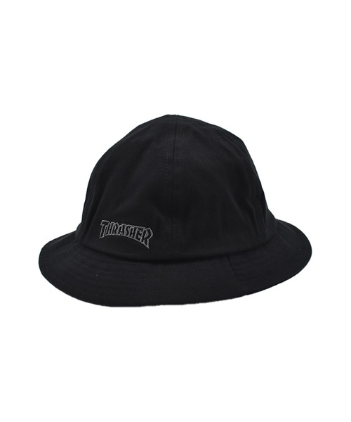 THRASHER（スラッシャー）の「THRASHER/スラッシャー キッズ ハット バケットハット ワンポイント 21TH-H07K（ハット・キッズ・ブラック/カーキ/オレンジ・FREE）」の2枚目の写真