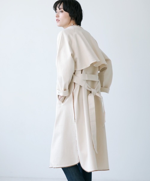 Bou Jeloud（ブージュルード）の「シアーパイピングデニムコート