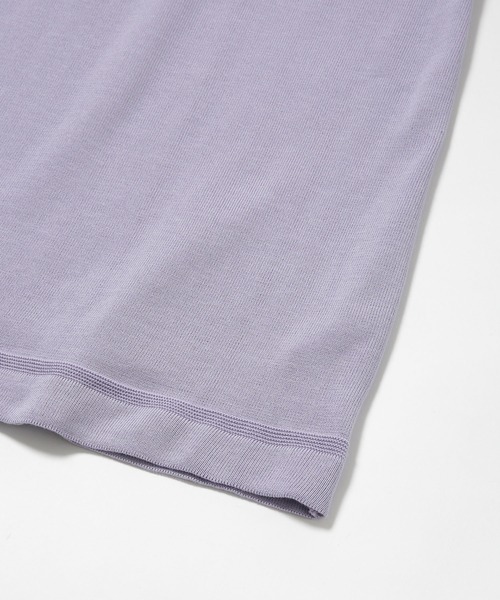 NANO universe（ナノユニバース）の「思いきり洗えるニット ボートネックワンピース 半袖 キッズ（ワンピース・キッズ・オフホワイト/ブルーグリーン/イエロー/サーモンピンク/ブルー/ラベンダー・120/100）」の11枚目の写真