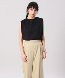 INED | 綿キュプラ タックスリーブカットソー(Tシャツ/カットソー)