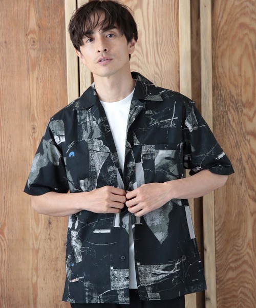 UNION STATION（ユニオンステーション）の「【ジャパンファブリック】グラフィックオープンカラーシャツ（シャツ/ブラウス・メンズ・その他2/その他1・L/S/M）」の2枚目の写真