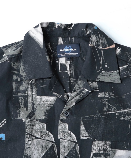 UNION STATION（ユニオンステーション）の「【ジャパンファブリック】グラフィックオープンカラーシャツ（シャツ/ブラウス・メンズ・その他2/その他1・L/S/M）」の4枚目の写真
