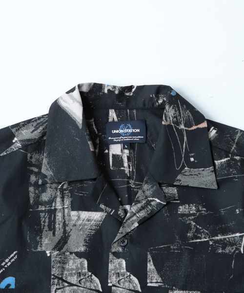 UNION STATION（ユニオンステーション）の「【ジャパンファブリック】グラフィックオープンカラーシャツ（シャツ/ブラウス・メンズ・その他2/その他1・L/S/M）」の5枚目の写真