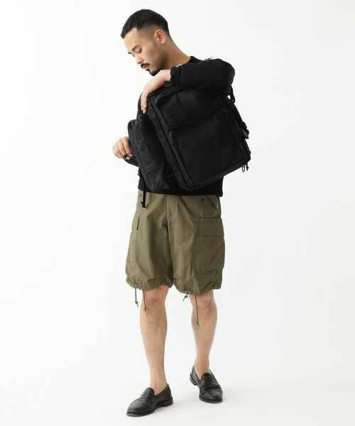 BEAMS PLUS（ビームスプラス）の「BRIEFING × BEAMS PLUS / 別注 “DT Pouch”（トートバッグ・メンズ・ネイビー/ブラック・ONE SIZE）」の14枚目の写真