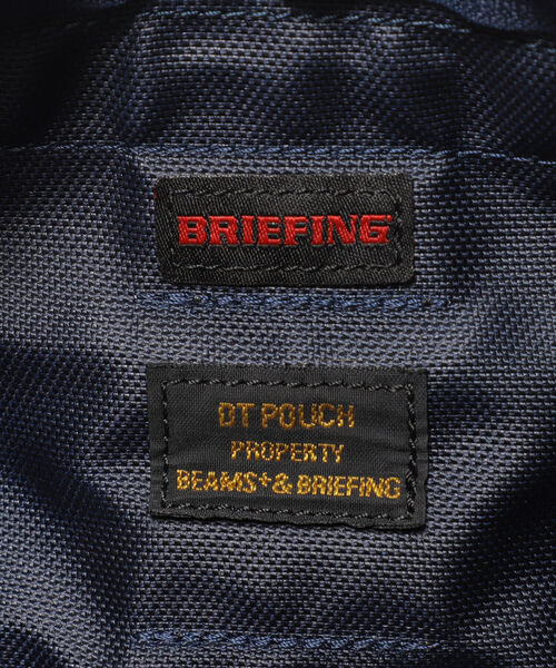 BEAMS PLUS（ビームスプラス）の「BRIEFING × BEAMS PLUS / 別注 “DT Pouch”（トートバッグ・メンズ・ネイビー/ブラック・ONE SIZE）」の15枚目の写真
