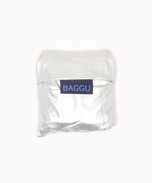 BAGGU（バグー）の「【BAGGU(バグゥ)】メタリックBaby（エコバッグ/サブバッグ・レディース・シルバー/ゴールド・FREE）」の4枚目の写真