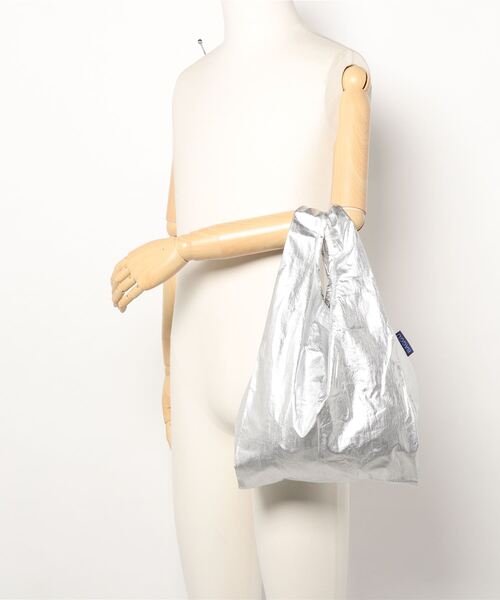 BAGGU（バグー）の「【BAGGU(バグゥ)】メタリックBaby（エコバッグ/サブバッグ・レディース・シルバー/ゴールド・FREE）」の5枚目の写真