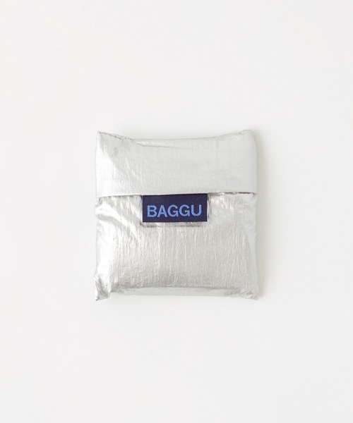 BAGGU（バグー）の「【BAGGU(バグゥ)】メタリックBaby（エコバッグ/サブバッグ・レディース・シルバー/ゴールド・FREE）」の13枚目の写真