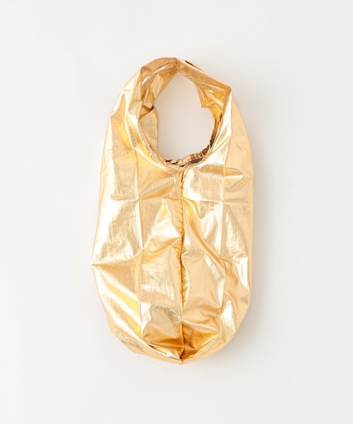 BAGGU（バグー）の「【BAGGU(バグゥ)】メタリックBaby（エコバッグ/サブバッグ・レディース・シルバー/ゴールド・FREE）」の10枚目の写真