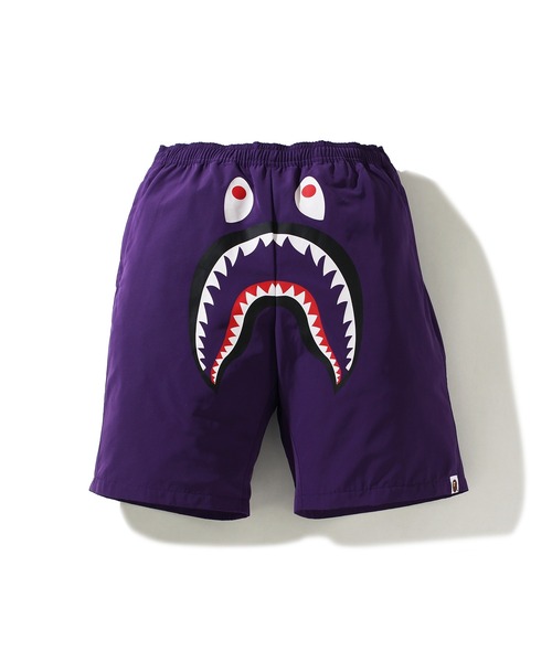 A BATHING APE（アベイシングエイプ）の「SHARK BEACH SHORTS M（水着・メンズ・ブラック/パープル/ネイビー・SMALL/MEDIUM/LARGE/X-LARGE/XX-LARGE）」の3枚目の写真