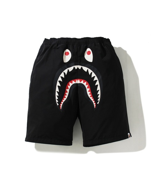 A BATHING APE（アベイシングエイプ）の「SHARK BEACH SHORTS M（水着・メンズ・ブラック/パープル/ネイビー・SMALL/MEDIUM/LARGE/X-LARGE/XX-LARGE）」の2枚目の写真