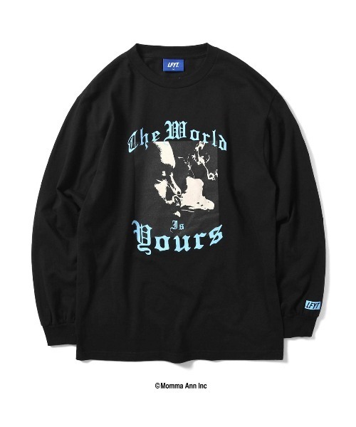 Lfyt ラファイエット Lafayette Nas ナズ コラボ 長袖tシャツ World Is Yours L S Tee Tシャツ カットソー Lfyt エルエフワイティー のファッション通販 Zozotown