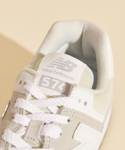 NEW BALANCE（ニューバランス）の「＜New Balance(ニューバランス)＞∴WL574 スニーカー ◆（スニーカー・レディース・ライトグレー/ライラック・24.5cm/25cm/22.5cm/23cm/23.5cm/24cm）」の4枚目の写真