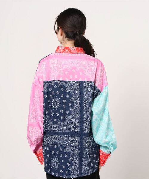 Figments（フィグメンツ）の「パターンブロックシャツ（シャツ/ブラウス・レディース・その他1・FREE）」の2枚目の写真