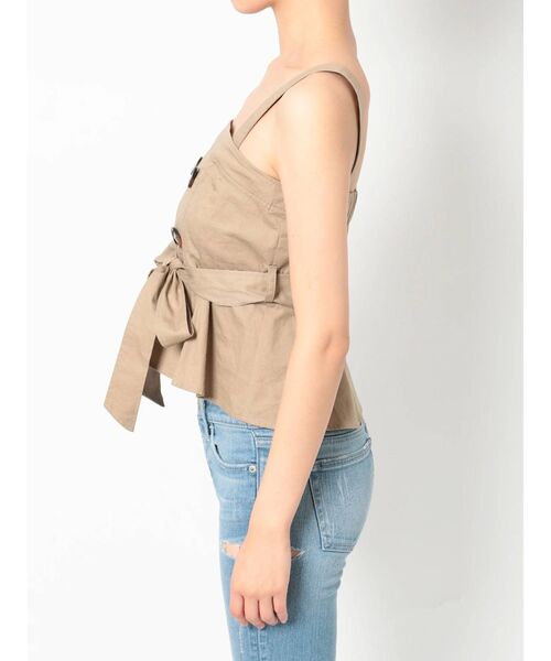 GYDA（ジェイダ）の「2WAYトレンチベアTOPS（シャツ/ブラウス・レディース・ベージュ/アイボリー・FREE）」の15枚目の写真