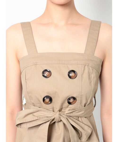 GYDA（ジェイダ）の「2WAYトレンチベアTOPS（シャツ/ブラウス・レディース・ベージュ/アイボリー・FREE）」の4枚目の写真