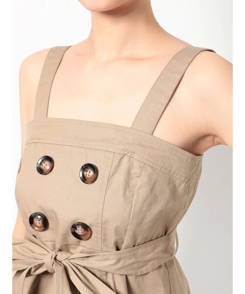 GYDA（ジェイダ）の「2WAYトレンチベアTOPS（シャツ/ブラウス・レディース・ベージュ/アイボリー・FREE）」の10枚目の写真