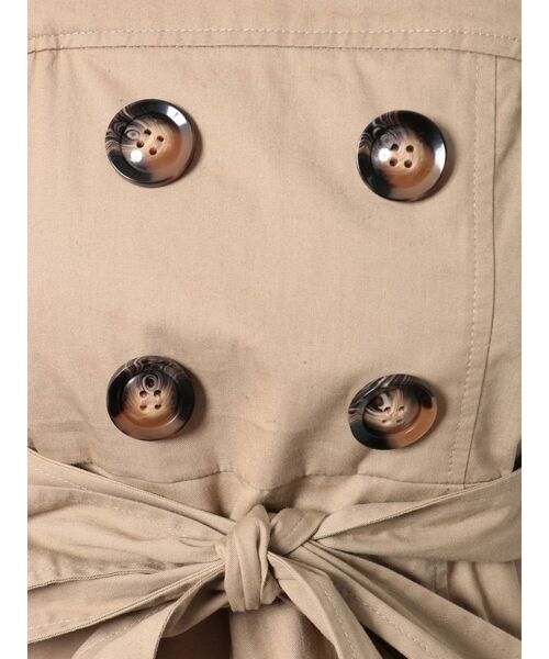 GYDA（ジェイダ）の「2WAYトレンチベアTOPS（シャツ/ブラウス・レディース・ベージュ/アイボリー・FREE）」の13枚目の写真