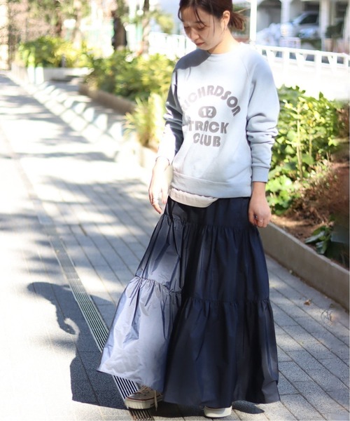 JOURNAL STANDARD（ジャーナルスタンダード）の「ライトメモリーティアードスカート◆3（スカート・レディース・ベージュ/ネイビー・38/36）」の18枚目の写真