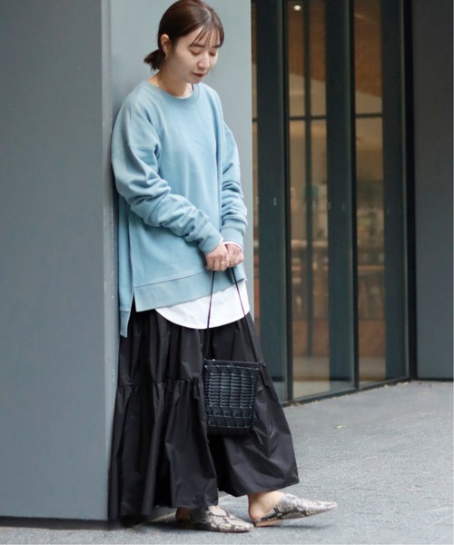 JOURNAL STANDARD（ジャーナルスタンダード）の「ライトメモリーティアードスカート◆3（スカート・レディース・ベージュ/ネイビー・38/36）」の20枚目の写真