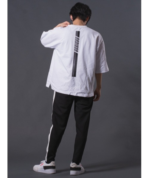 REGIEVO(レジエボ)の「REGIEVO ポケットつきドロップショルダーTシャツ(Tシャツ/カットソー・メンズ・ブラック/ホワイト・M/L)」の22枚目の写真